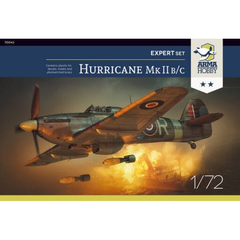 ARMA Hobby – 1/72 Hurricane Mk II B/C Expert Set