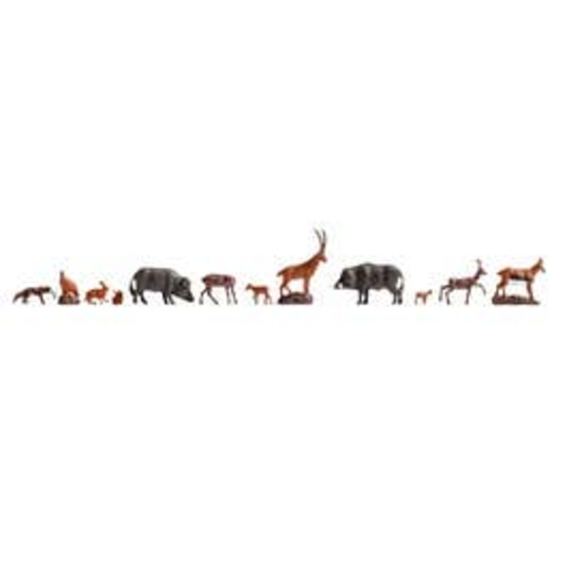 NOCH 15745  HO Forest Animals (12 pcs)