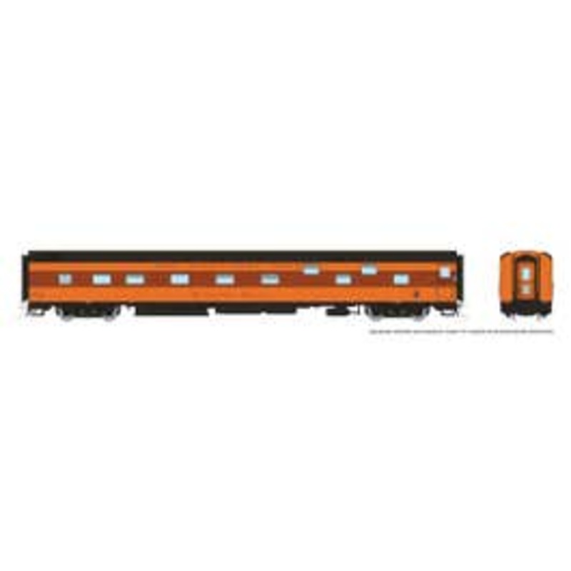Rapido 101167 HO Duplex Sleeper: Milwaukee Road – Hiawatha: Zumbro River