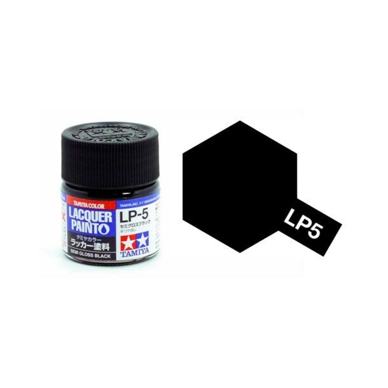Tamiya – LP-5 Semi Gloss Black (10ml)