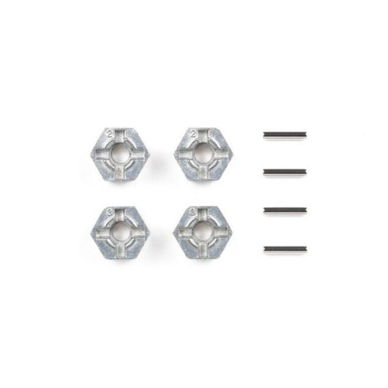 Tamiya – Pin Type Wheel Hub Adapter 4pcs
