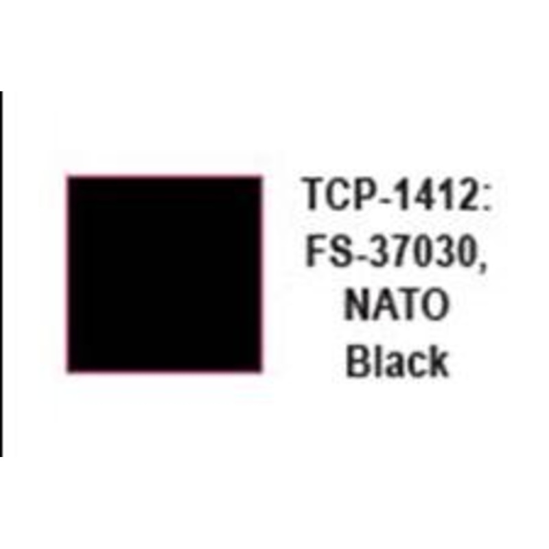 Tru Color TCP-1412, FS 37030, NATO, Black Paint, 1 Ounce