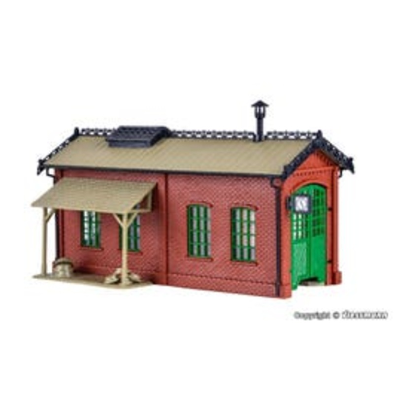 Vollmer 47607  N Loco shed, single track kit