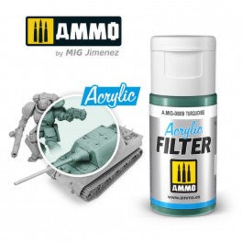 AMMO – 0809 Acrylic FILTER Turquoise