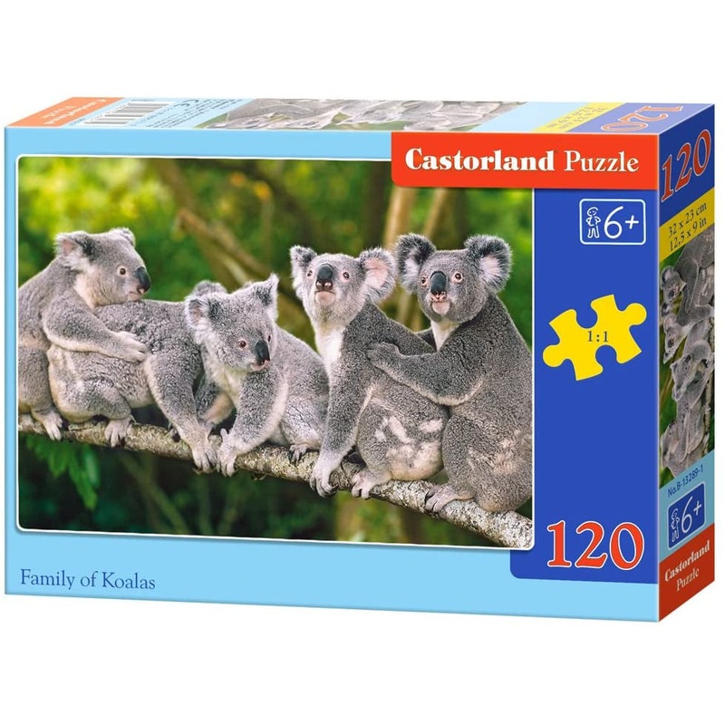 Castorland – Family of Koalas (120pcs)