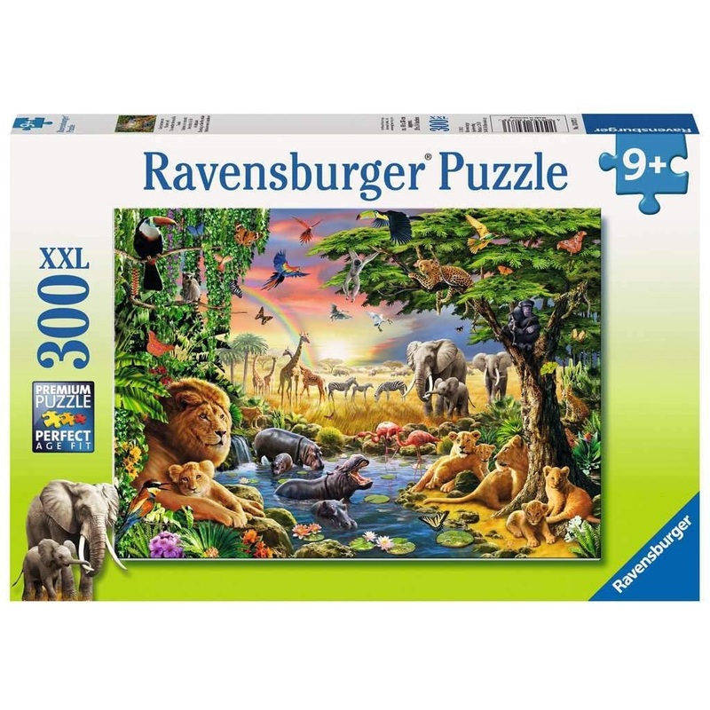 Ravensburger – Evening At The Waterhole (300pcs) XXL Puzzle