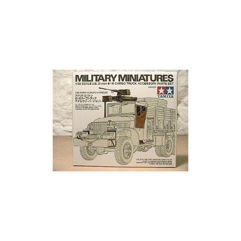 Tamiya – 1/35 US 2 1/2t Cargo Truck Acc