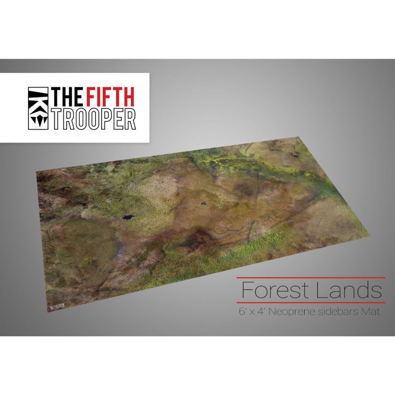 The Fifth Trooper – Game Mat – Forest Lands w/ bag (Mousepad 4×6′)