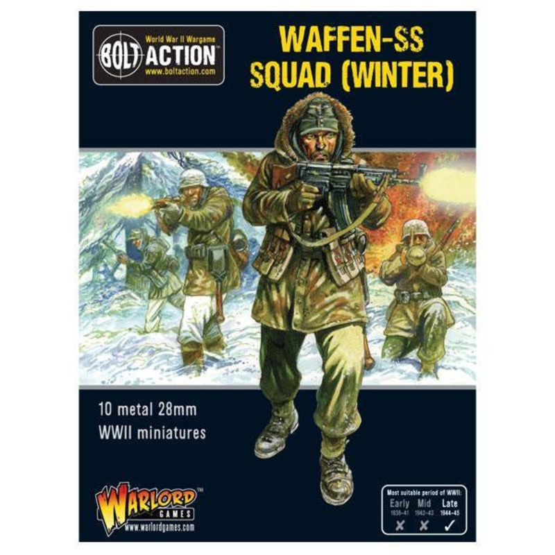 Warlord – Bolt Action: Winter SS Squad Box (Metal)