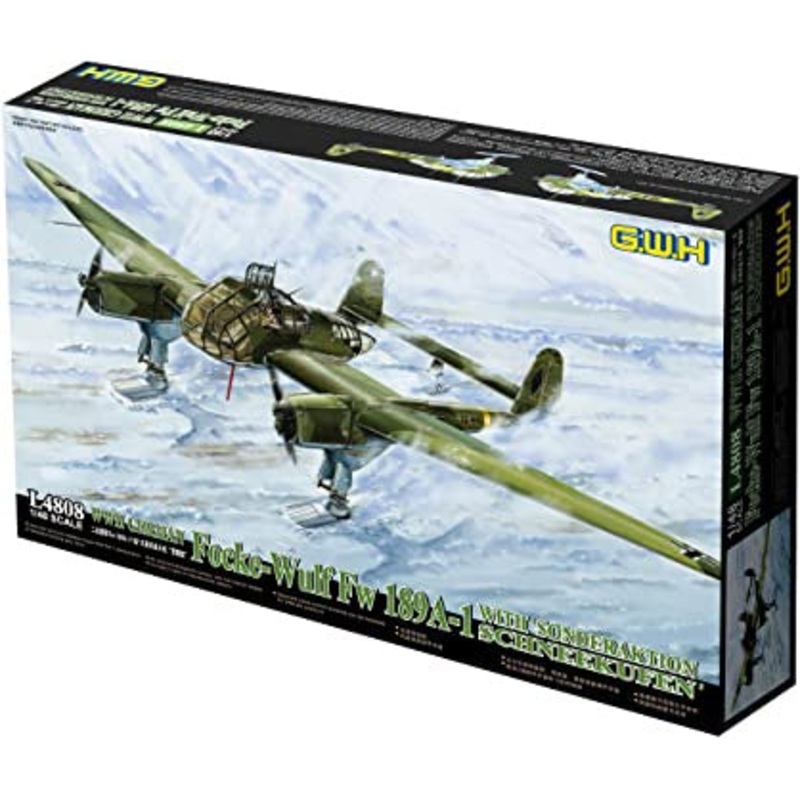 Great Wall Hobby – 1/48 WWII German FW 189A-1 with “Sonderaktion Schneekufen”