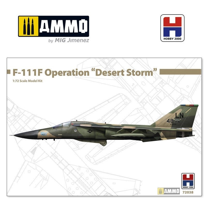 Hobby 2000 – 1/72 F-111F Operation “Desert Storm”