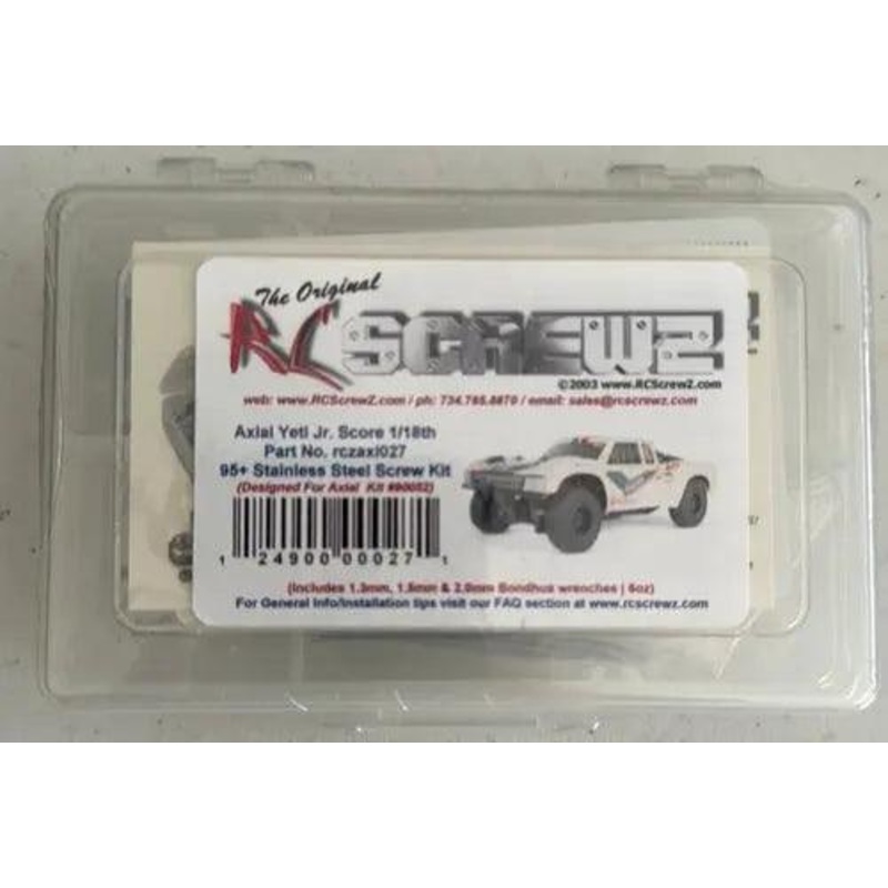 RCScrewz – axi027  Axial Yeti Jr. Score 1/18 Stainless Steel Screw Kit