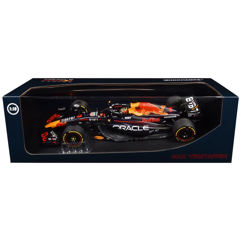 Red Bull Racing RB19 #1 Max Verstappen “Oracle” Winner F1 Formula One “Abu Dhabi GP” (2023) with Driver Limited Edition to 204 pieces Worldwide 1/18 Diecast Model Car by Minichamps