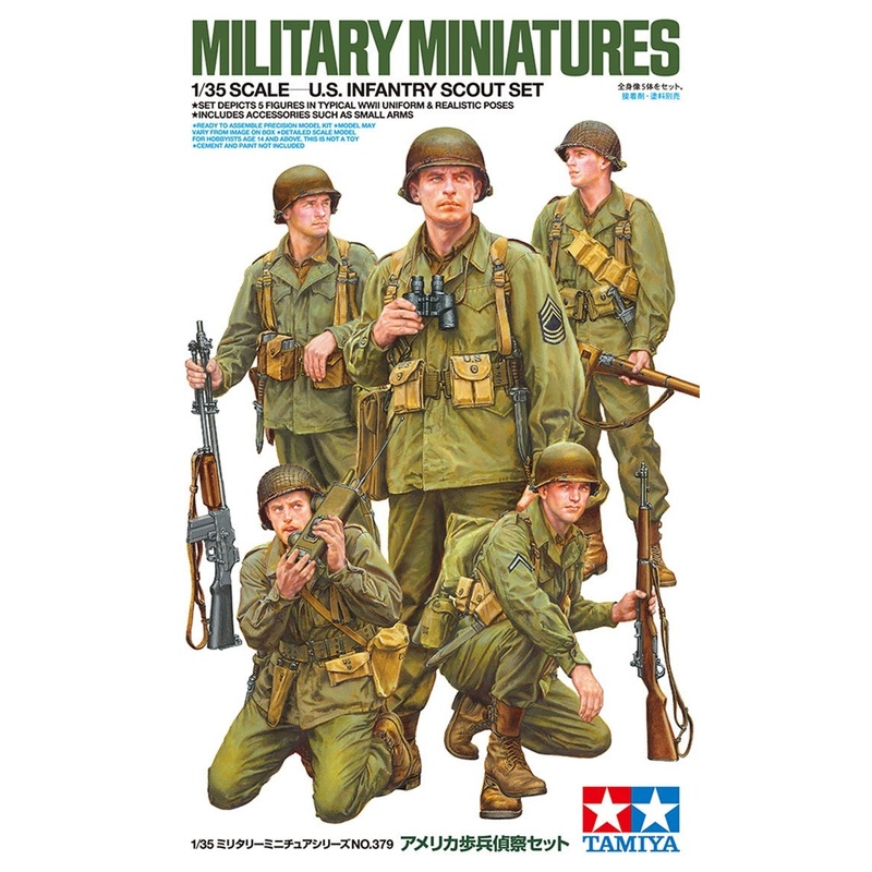 Tamiya – 1/35 US Infantry Scout Set