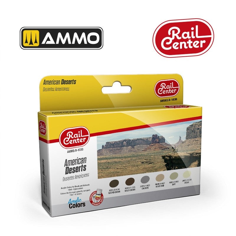AMMO – R-1030 Rail Center – American Deserts (Paint Set)