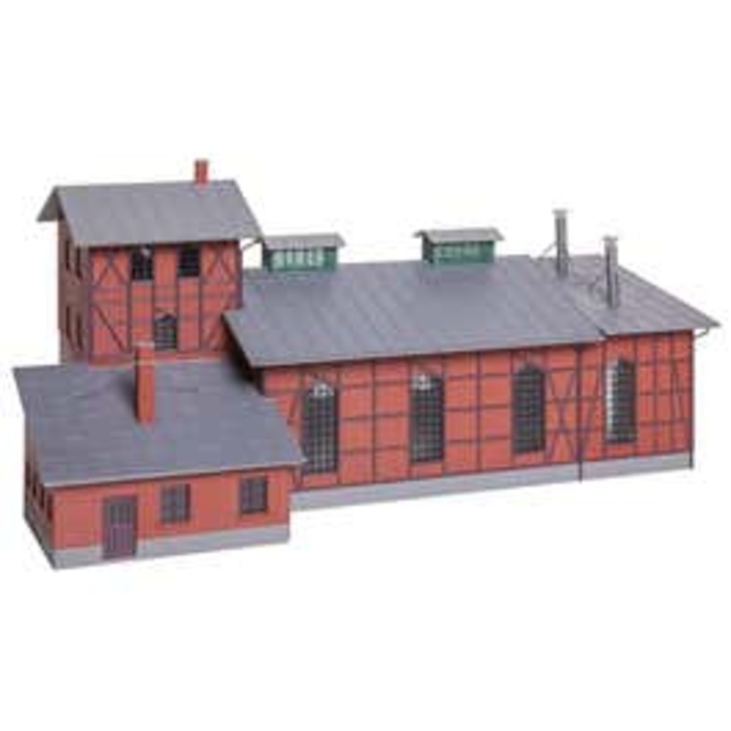Faller 120161  HO Locomotive shed, 2 stalls kit