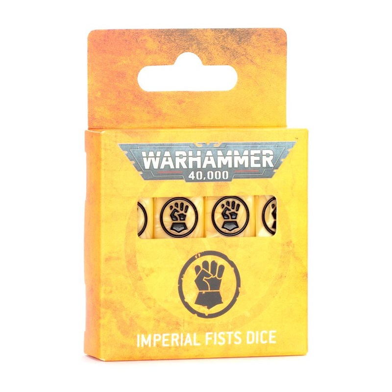 GW – Warhammer 40k Imperial Fists Dice  (55-64)