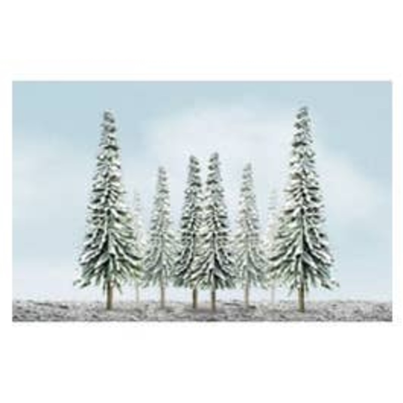 JTT 92005 N Snow Pine Tree Bulk Pack – 1″- 2″ (55 pcs)