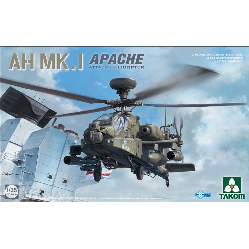 Takom – 1/35 AH MK.I Apache Attack Helicopter