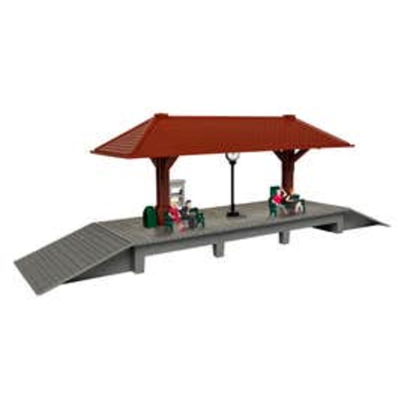 Lionel HO 1956280 Station Platform-Brown Built UP