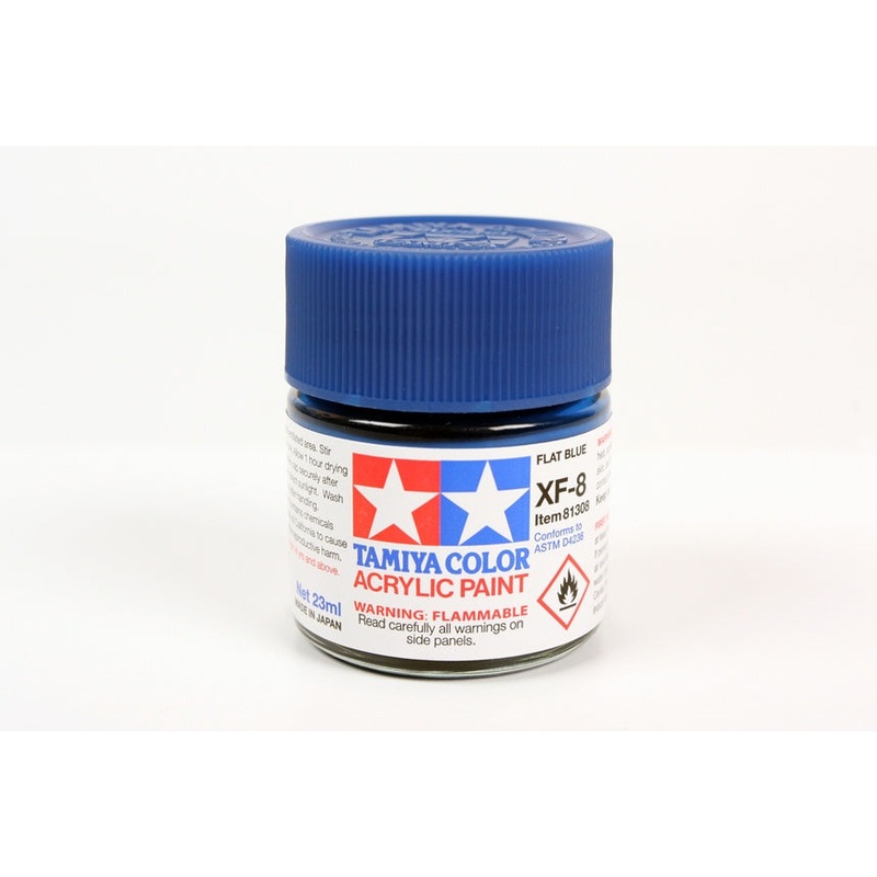 Tamiya – XF-8 Flat Blue Acrylic (23ml)