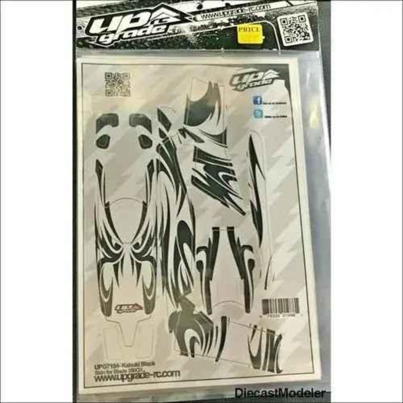 Upgrade-RC UPG7104 Kabuki Black Skin Blade 350 QX