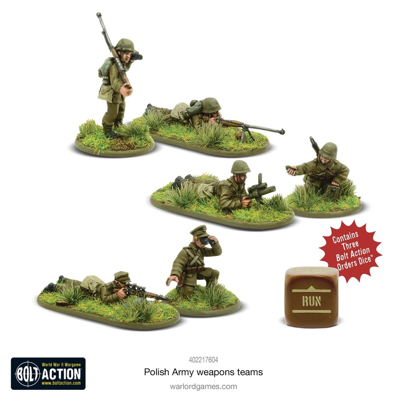 Warlord – Bolt Action: Polish Army Weapons Teams