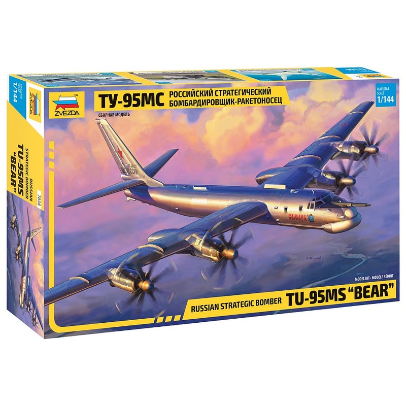 Zvezda – 1/144 Tupolev Tu-95MS “Bear”