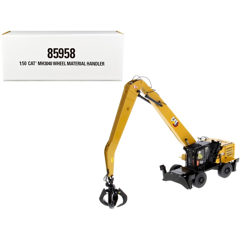 CAT Caterpillar MH3040 Wheel Material Handler with Operator “High Line Series” 1/50 Diecast Model by Diecast Masters