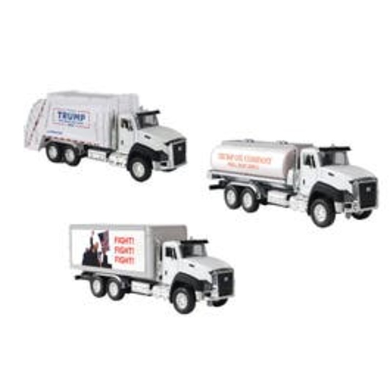 MTH 30-50122 O Donald J. Trump 3 Pack Roadster Truck Vehicle Set