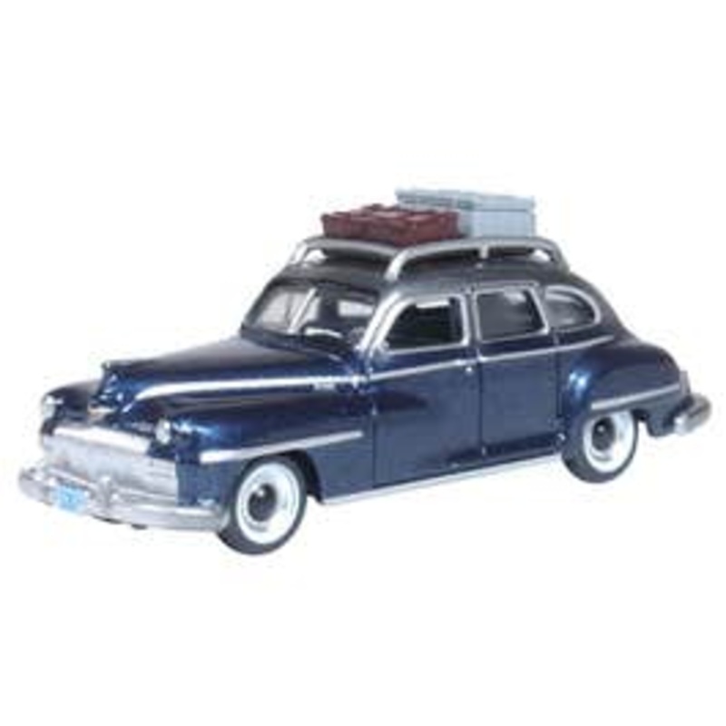 Oxford 87DS46004 HO Desoto Suburban 1946-48 Butterfly Blue and Crystal Gray