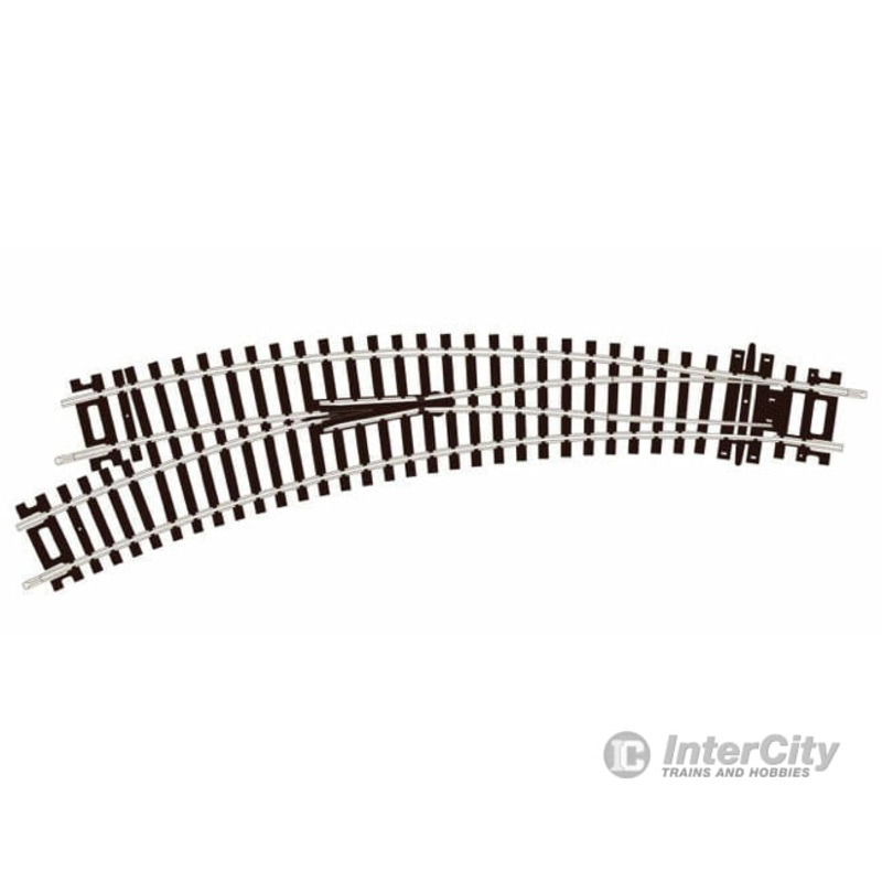 Peco ST245 Code 100 Curved Double-Radius Turnout – Setrack – Left Hand Insulfrog