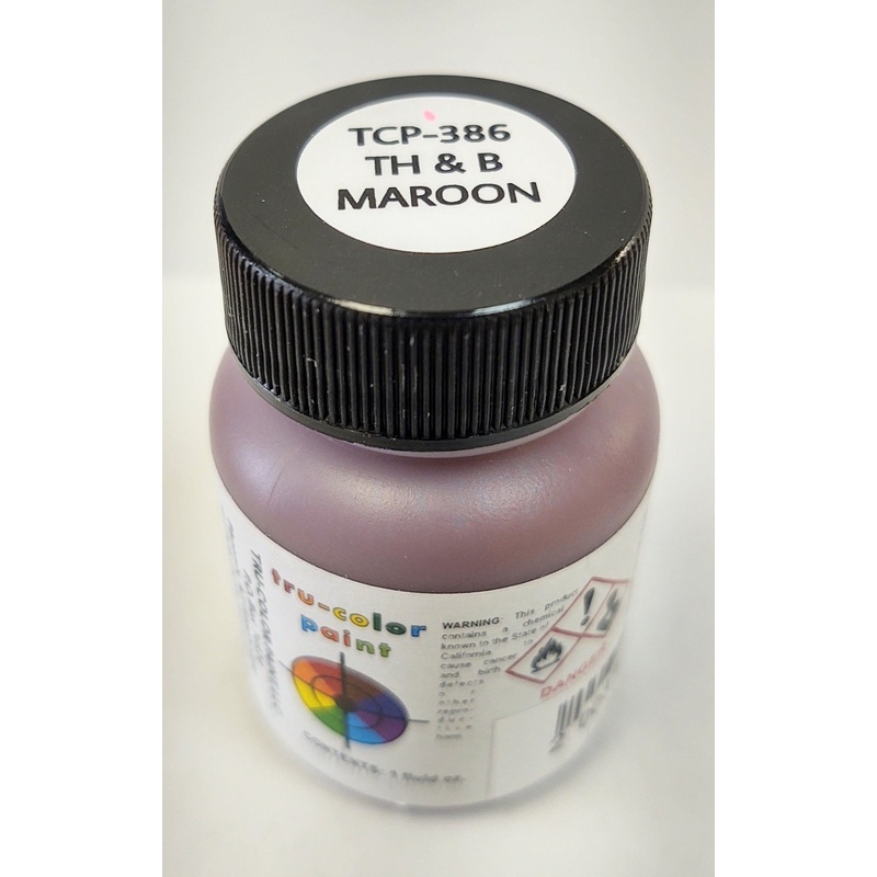 Tru Color TCP-386 Toronto Hamilton and Buffalo, Maroon, Paint 1 ounce