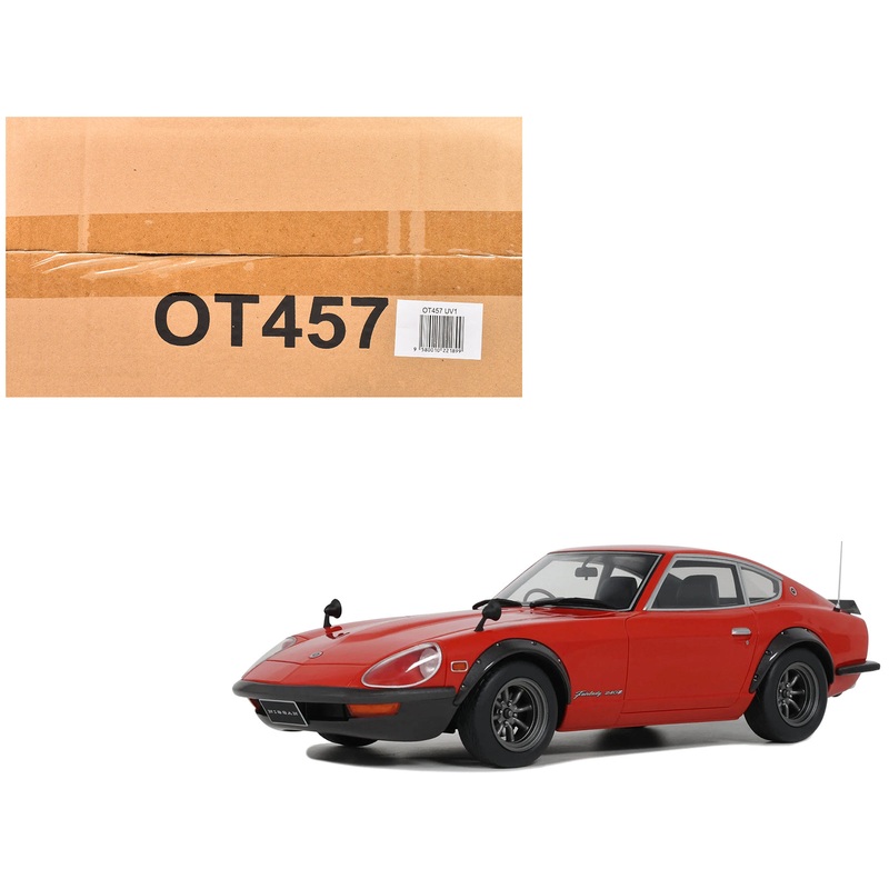 1972 Nissan Fairlady 240ZG RHD (Right Hand Drive) Grand Prix Red Limited Edition to 3000 pieces Worldwide 1/18 Model Car by Otto Mobile