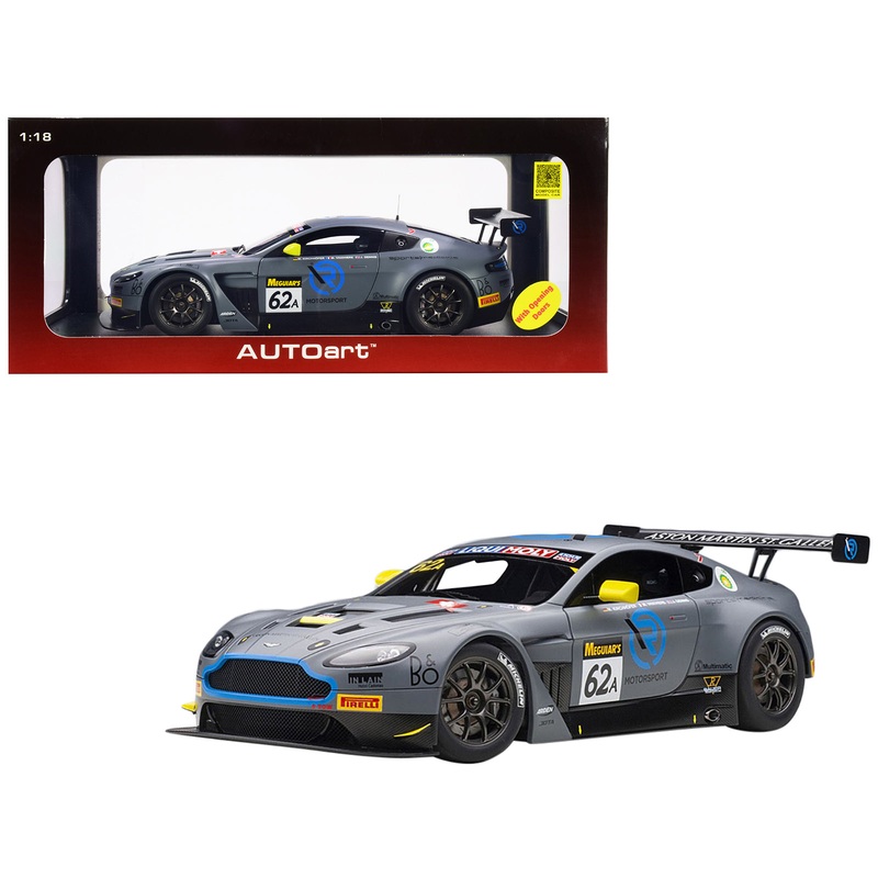 Aston Martin Vantage V12 GT3 #62A J. Dennis – M. Vaxiviere – M. Kirchhoefer Team R-Motorsport Bathurst 12H (2019) 1/18 Model Car by Autoart