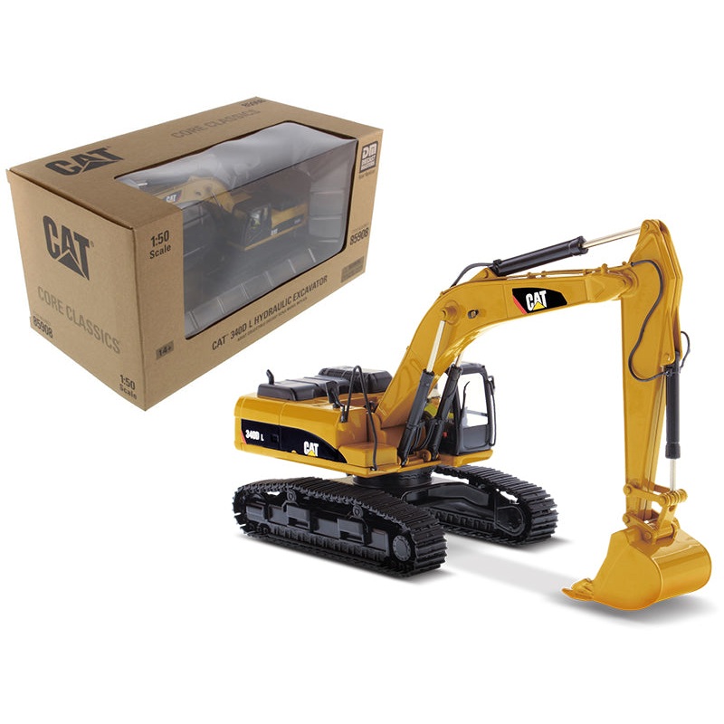 CAT Caterpillar 340D L Hydraulic Excavator with Operator “Core Classics Series” 1/50 Diecast Model by Diecast Masters
