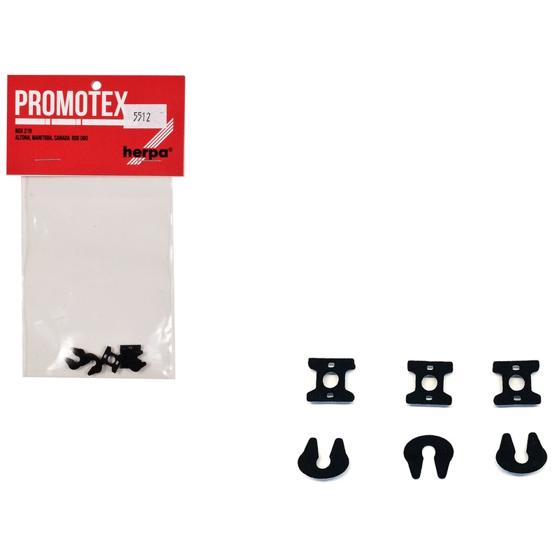 Fifth Wheel Sets (3 Sets) 1/87 (HO) Plastic Model by Promotex