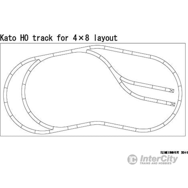 Kato 3103 World’s Greatest Hobby Track Pack – Unitrack — For a 4 x 8′ Layout