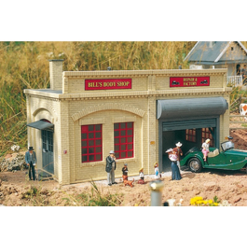 PIKO 62208 Bills Body Shop, Building Kit (G-Scale)