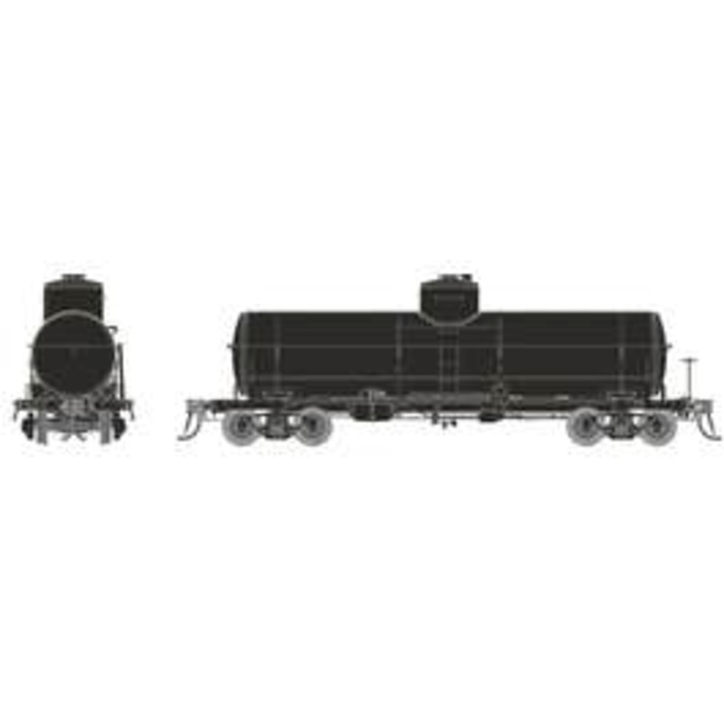 Rapido 159198 HO Union X-3 8K gal Tankcar: Undecorated w/K-Brakes