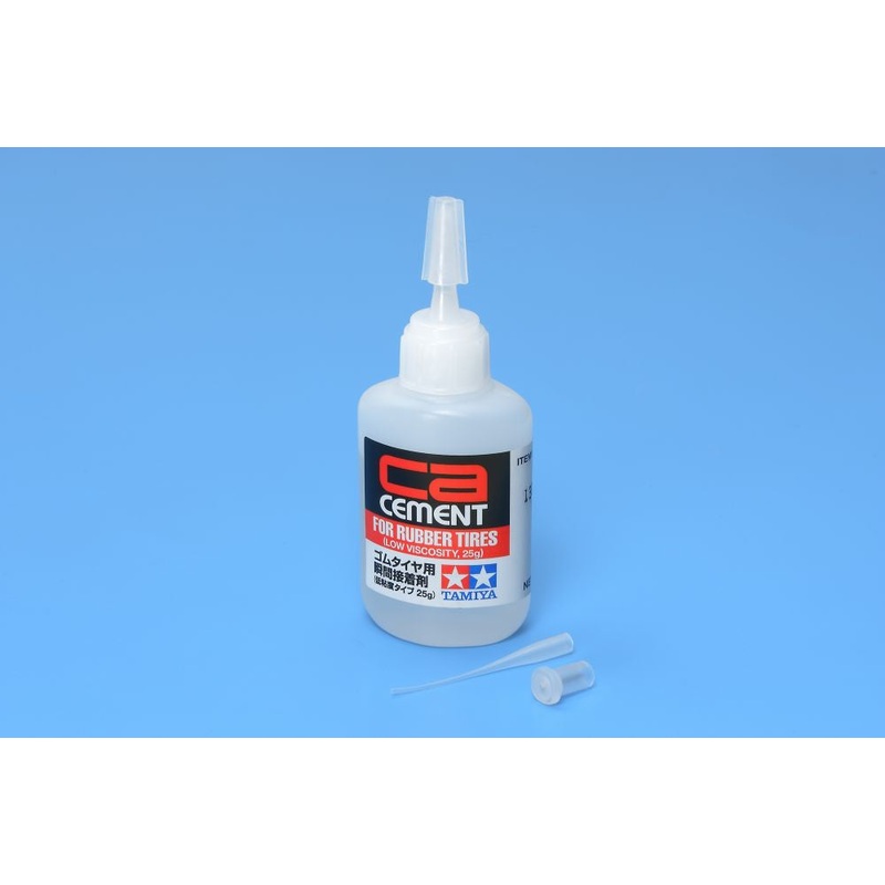 Tamiya – CA Cement For Rubber Tires (Low Visc. 25g)