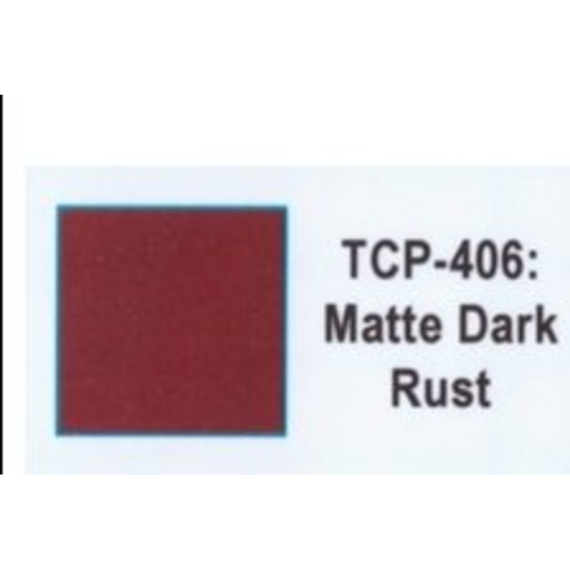 Tru Color TCP-406 Matte Dark Rust, Paint 1 ounce