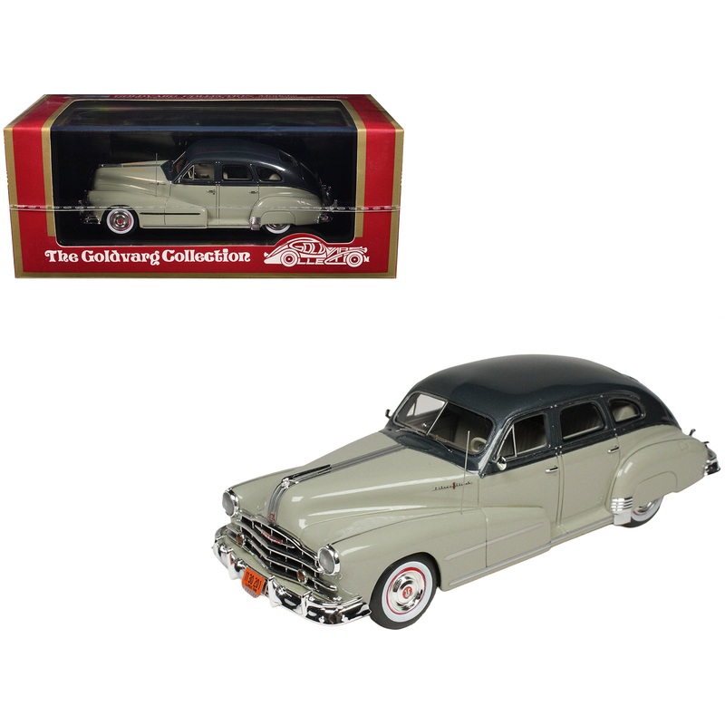 1948 Pontiac 4 Door Sedan Oyster Gray 2-Tone Limited Edition to 200 pieces Worldwide 1/43 Model Car by Goldvarg Collection