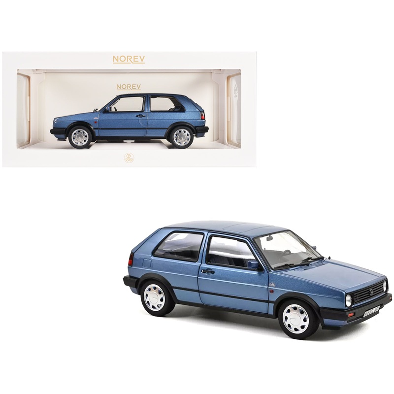 1988 Volkswagen Golf “10 Million” Star Blue Metallic 1/18 Diecast Model Car by Norev