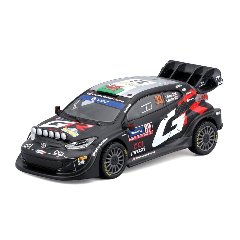 Burago – 1/43 WRC 2024 TGR Yaris Rally 1 Hybrid #33 E. Evans