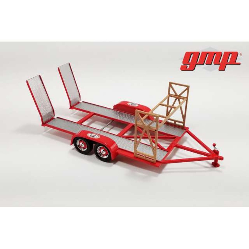Greenlight – 1/18 Tandem Car Trailer (Busted Knuckle Garage)