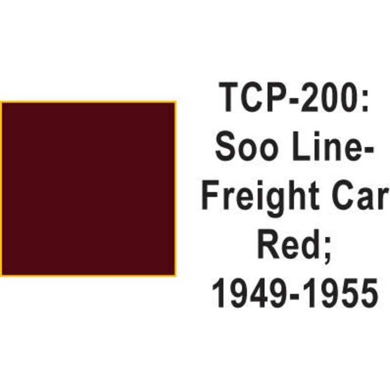 Tru Color TCP-200 SOO Line 1949-55 Frt. Car Red 1 ounce