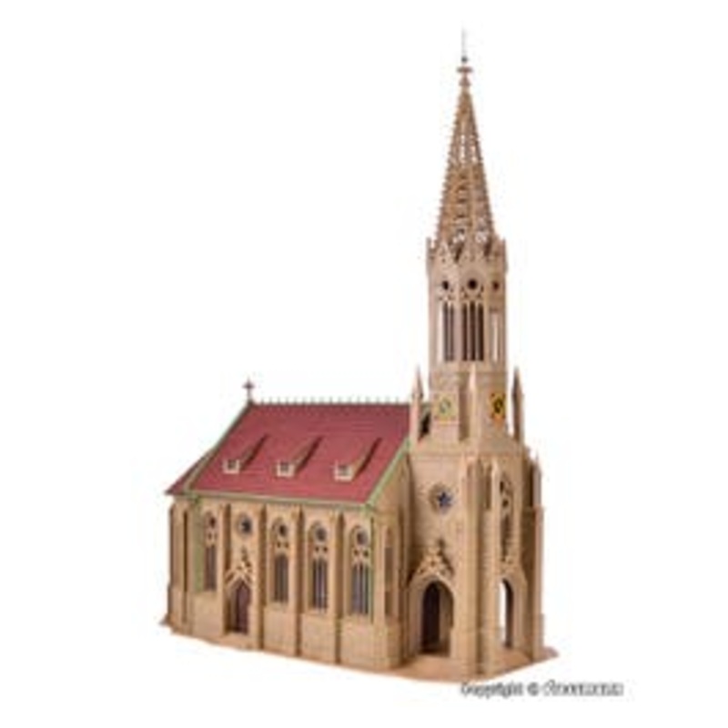 Vollmer 43739  HO Church Stuttgart-Berg kit