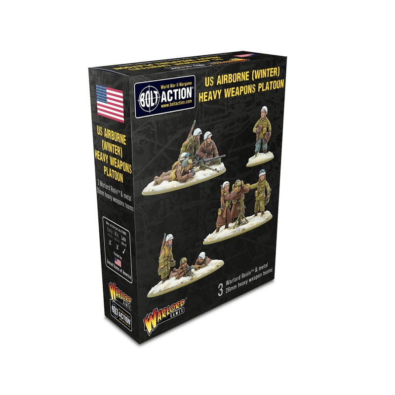 Warlord – Bolt Action: US Airborne (Winter) Heavy Weapon Platoon