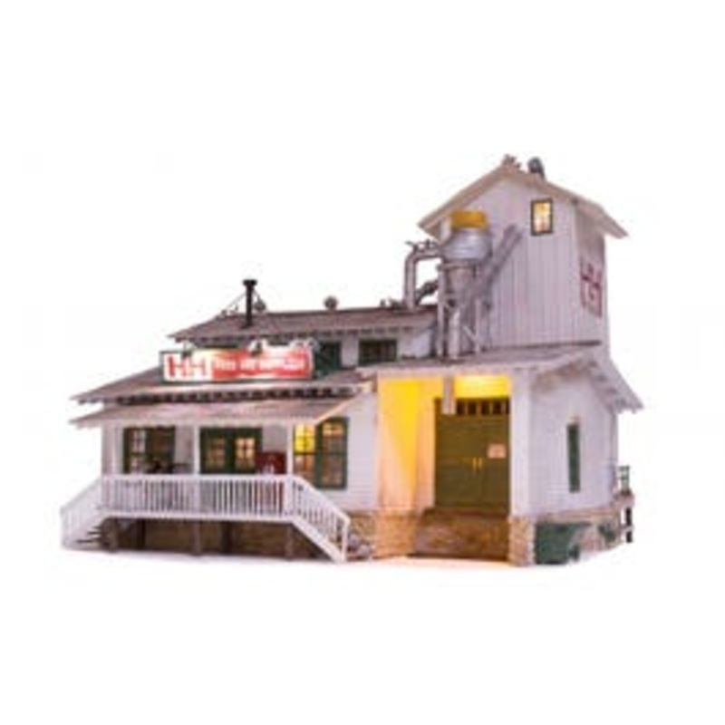 Woodland Scenics BR5059 HO H&H Feed Mill Built up